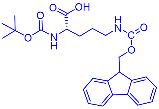 N-叔丁氧羰基-N'-芴甲氧羰基-L-鸟氨酸Boc-L-Orn(FmocNH)-OH